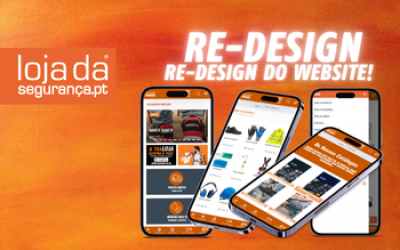 Loja da Segurança® -  Re-design do Website!